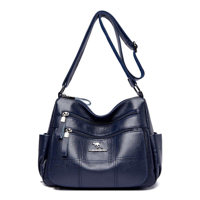 Fashionable Casual Shopping Multi-purpose Large-capacity Embroidery Thread Shoulder Bag Crossbody Bag