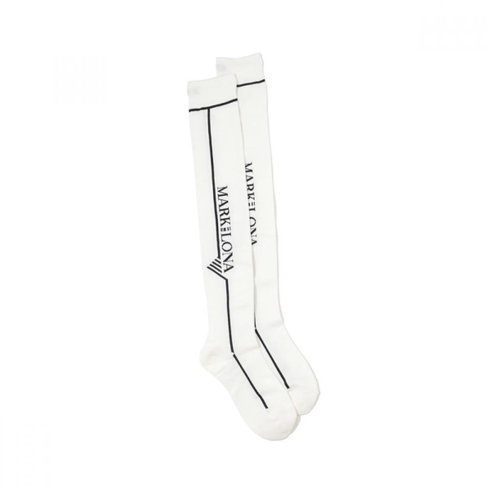Mark   Lona W Cd Side Logo Over Knee Socks  Ls1ys51f 