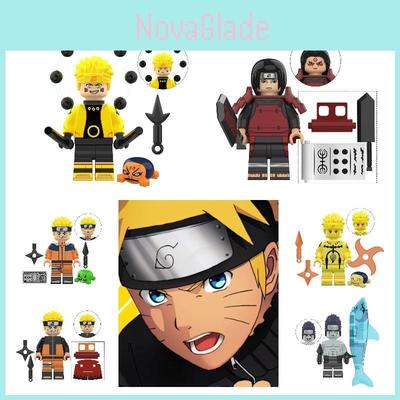 Kdl806 Naruto Anime Ninjutsu Klocki Zabawka Plastik ABS DIY Typ Eksportowy