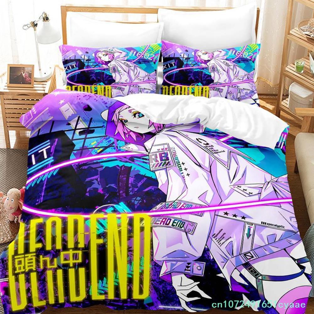 Schwarzer Beschwörer Bettwäscheset Einzelbett Twin Full Queen King Size Bettwäscheset Erwachsener Kind Schlafzimmer Bettbezug Sets Anime Parure De Lit Bett