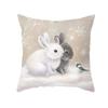 Santa Claus Sleeper Christmas Tree Dog Bunny Decorative Pillow Set Bedroom Sofa Dining Room Pillow Cover