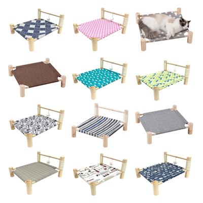 Detachable Cat Hammock Bed Detachable Sheet Dogs Summer Bed Replaceable Canvas