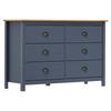 Buffet Hill  125x40x80 Cm Solid Pine Wood