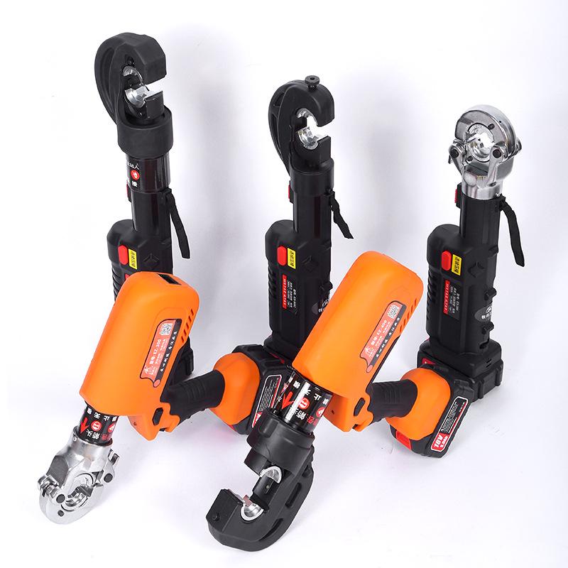 Rechargeable Multi-Spec Hydraulic Crimping Tool for Electric Wires – Portable Copper/Aluminum Terminal Pliers