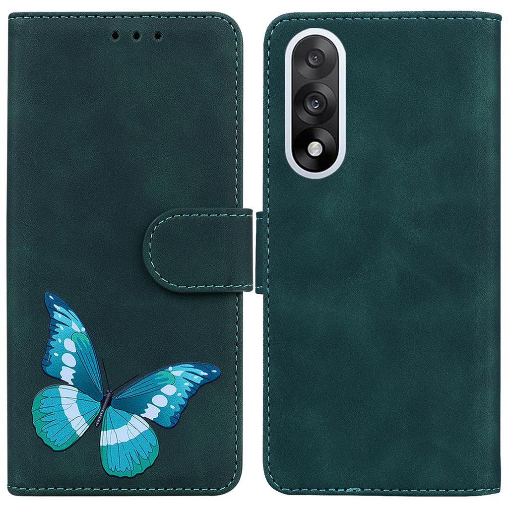 For OnePlus Nord 5 5G Stand Case PU Leather Phone Cover Butterfly Printed