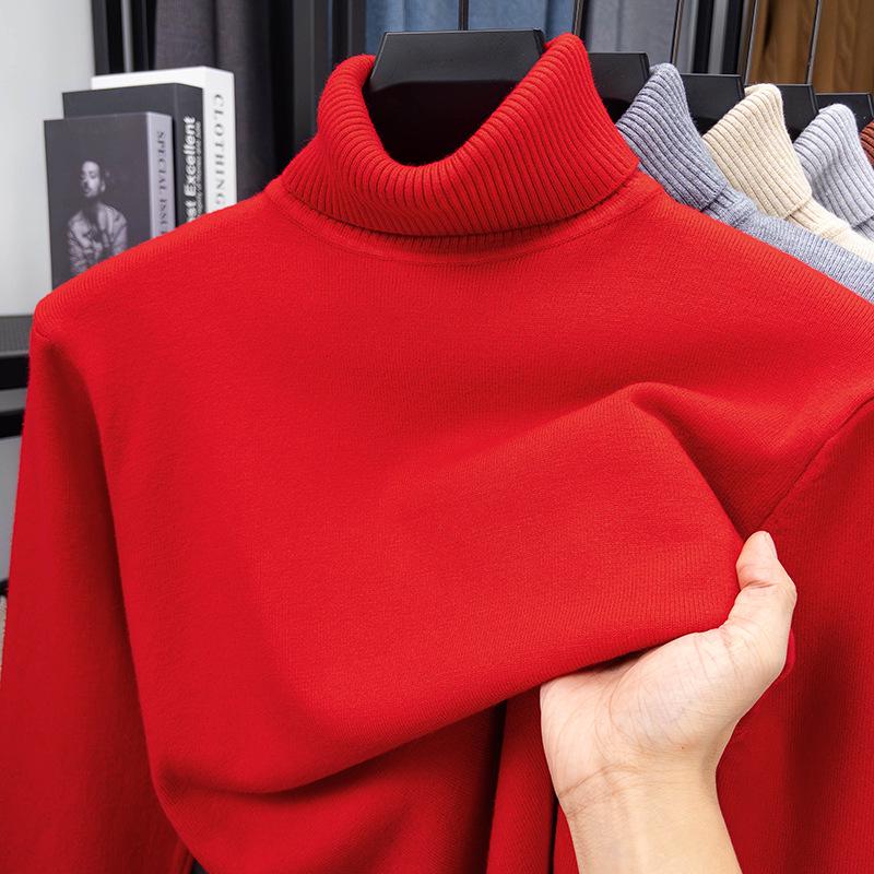 Pull Fin Homme Automne/Hiver - Décontracté, Doux pour la Peau, Couche de Base Chaude