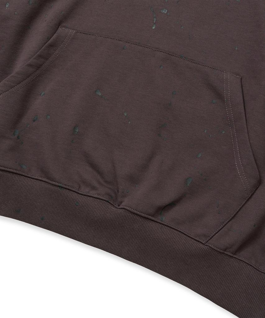 Painted Hoodie - Dark Brown