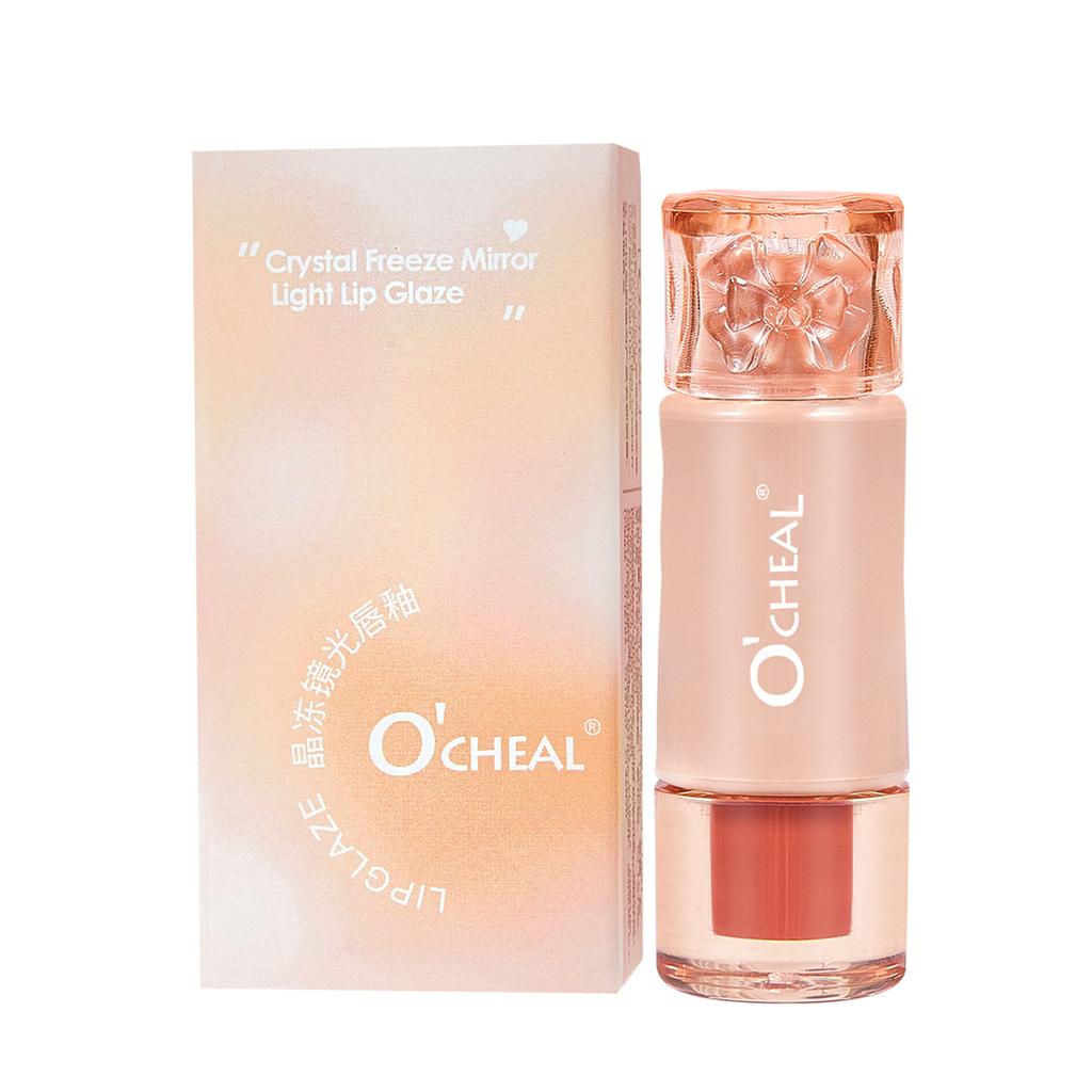 OCHEAL Cross Border Velvet Mirror Matte Lip Gloss Lipstick Moisturizes and Nourishes Not Easy To Stick To Cup White Lip Gloss
