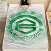 FC Groningen Koc Flanelowy z Nadrukiem, Wysoka jakość, Wygodny na Wszystkie Pory Roku, Wystrój Domu, Ciepło i Komfort