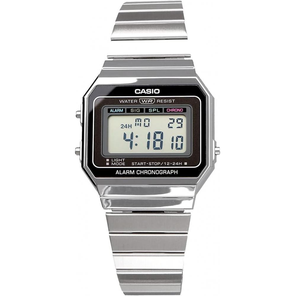 Casio Unisex Digital Watch Silver A700w 1a