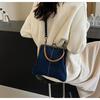 Autumn Women's Handmade Denim Splicing Handbag - Small Hand-Held/Messenger/Shoulder Bag KTY