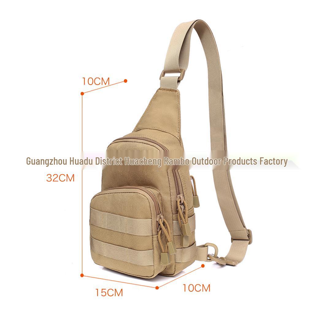 Geantă Tip Sling Camuflaj Tactică pentru Exterior, Ciclism și Alpinism