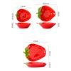 Creative Ceramic Strawberry Plate Red Fruit Cutlery Home Dessert Fruit Salad Bowl Kitchen Sauce Dishes Kitchen Dinner Plate New