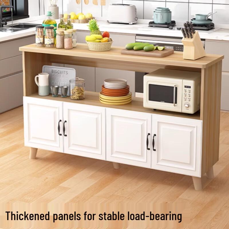 Modern Aluminum Kitchen Prep & Storage Cabinet