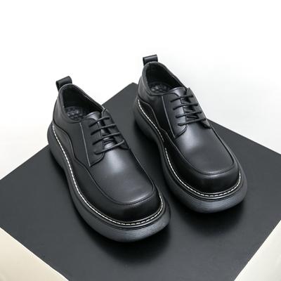 Taglia 38-45 Scarpe Derby Classiche da Uomo Comode Alla Moda Testa Grande Fondo Spesso Scarpe in Pelle Uomo Casual Versatili Scarpe di Marca