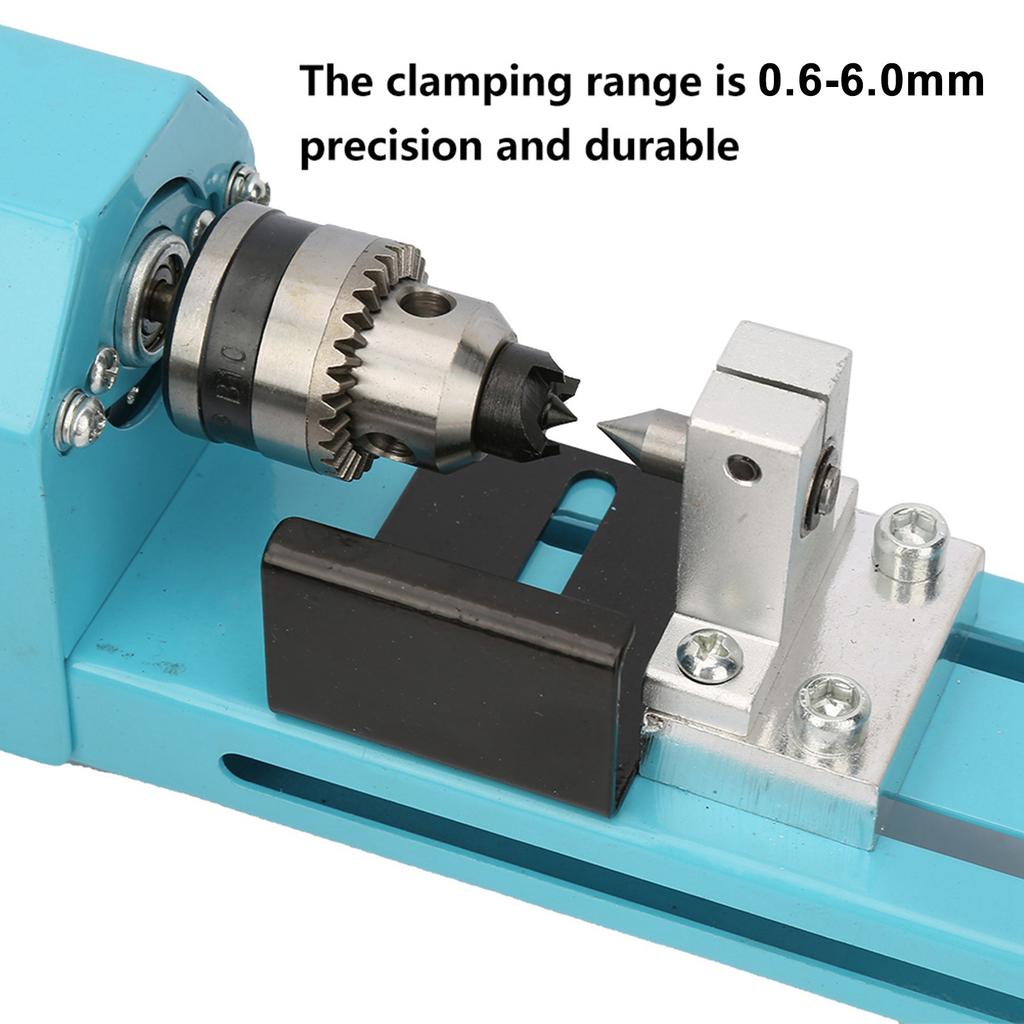 Miniature Electric Punching Grinding Machine DIY Wood Lathe Machine