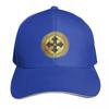 Greek Orthodox Cross Gold Paint Black Trim ICXC NIKA Baseball Cap Sun Cap Streetwear Luxury Unisex Cap Baseball Unisex Womens