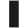 TV Cabinet Set Black Oak Effect 37 x 37 x 107 cm