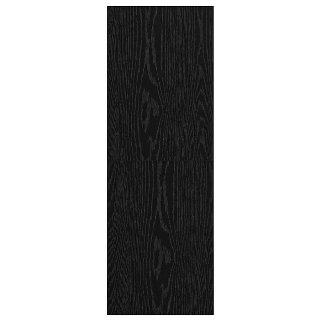 TV Cabinet Set Black Oak Effect 37 x 37 x 107 cm
