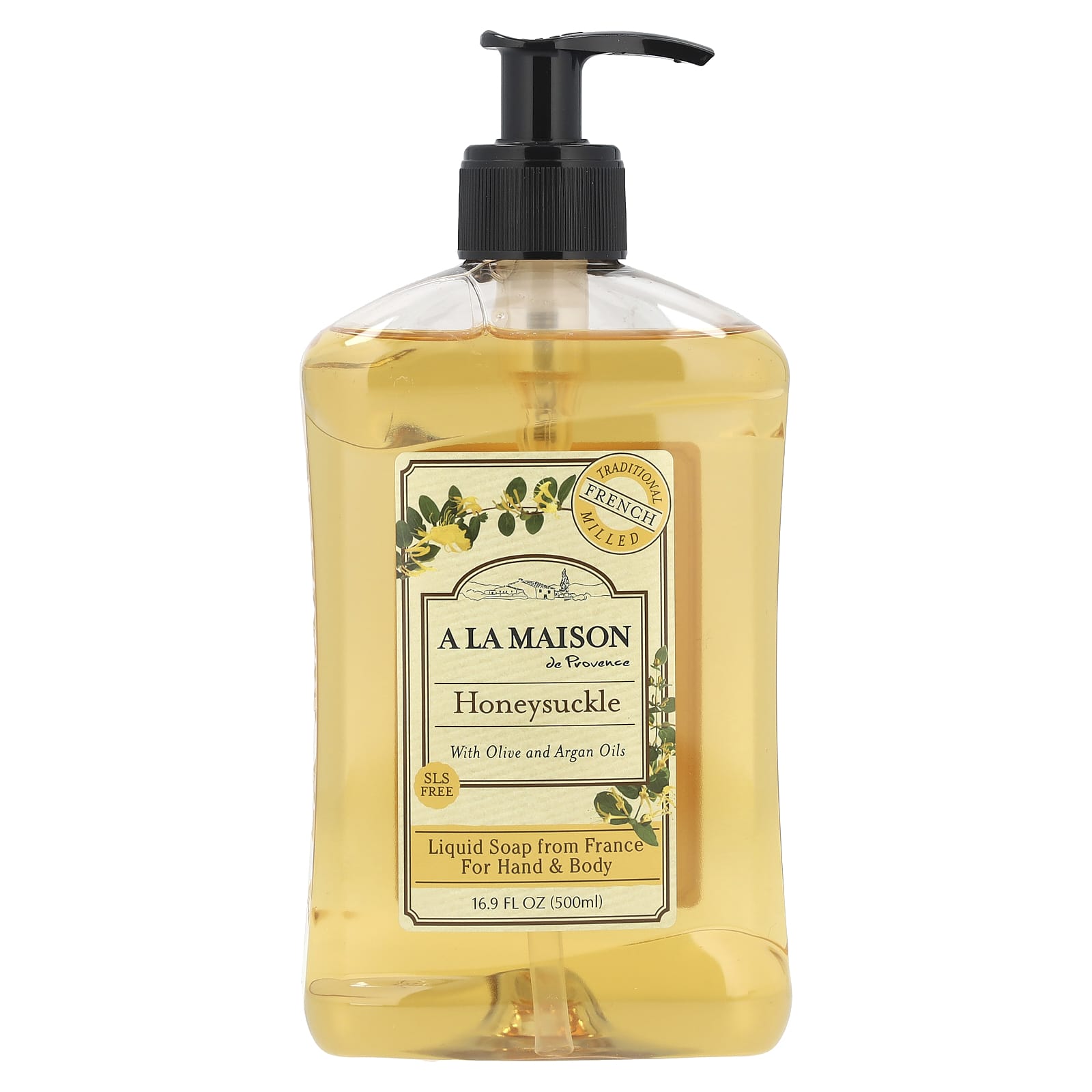 

Hand & Body Liquid Soap, Honeysuckle, 500Ml (16.9Fl Oz)