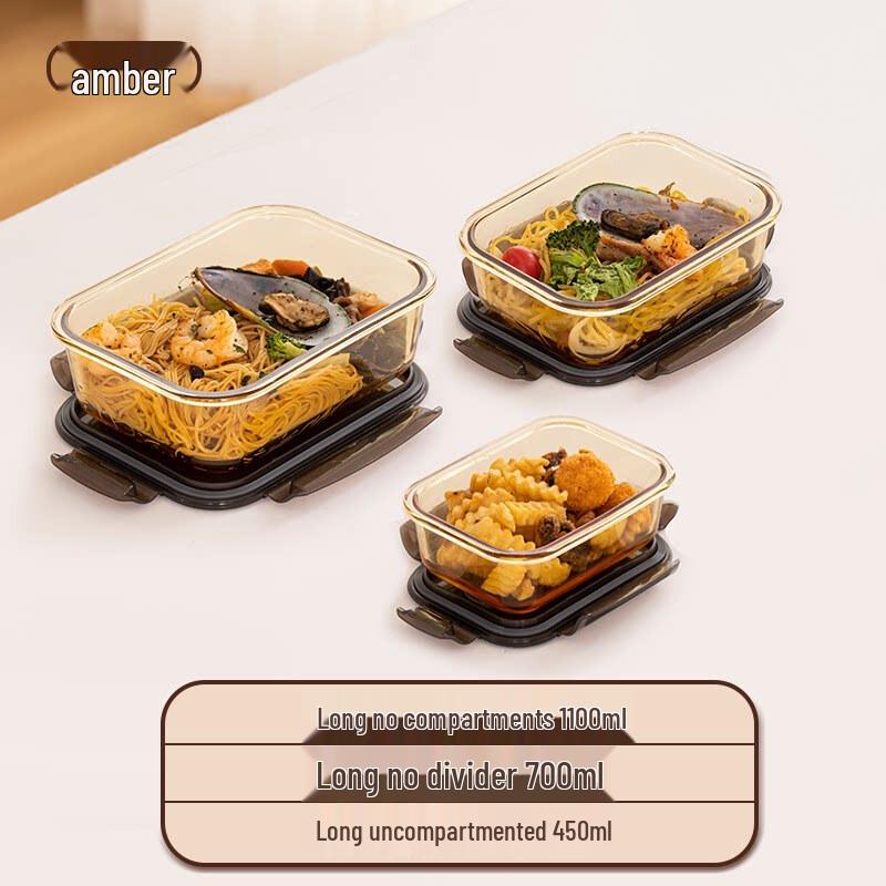 

Microwaveable Glass Bento Lunch Box Set