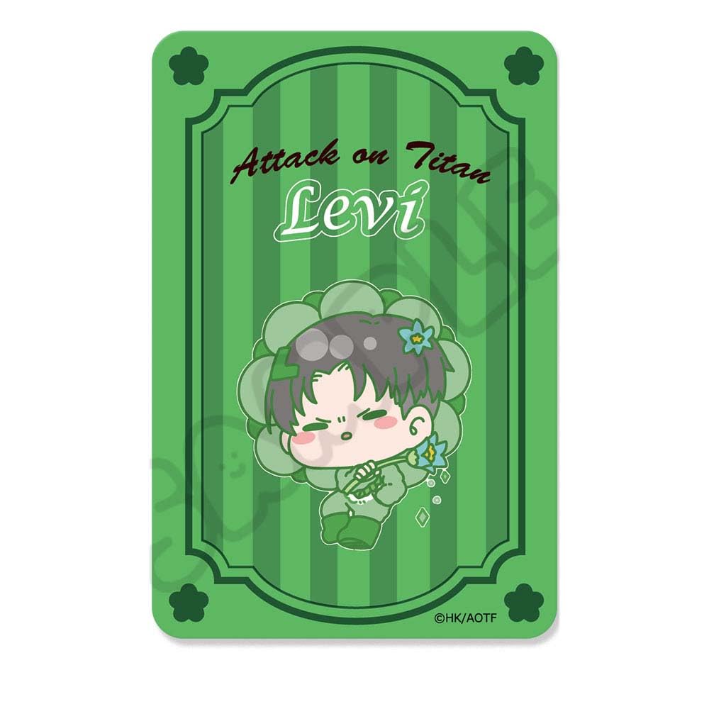 

TV Anime on Titan The Final 14 Clear Card Sticker M SG Attack Season Vol. [Levi]