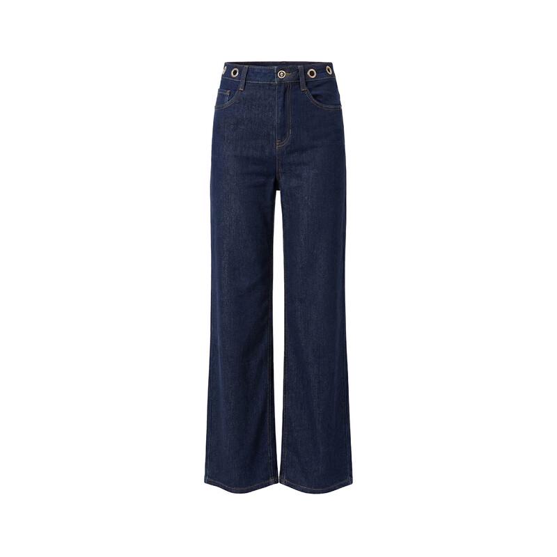 Giovanni Valentino Women s High-Waisted Straight-Leg Jeans M
