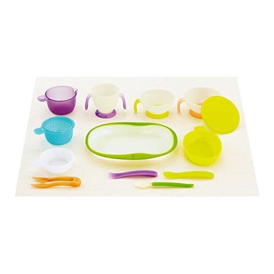 Combi Baby Label Step Up Tableware Set for ages 5 months and up