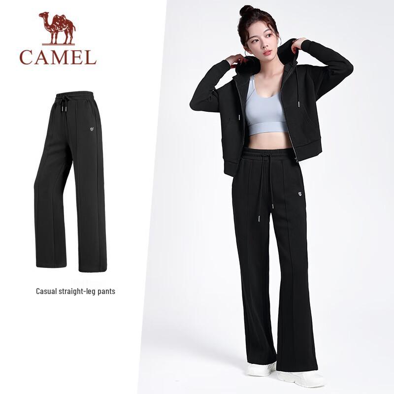 

CAMEL Women s Straight-Leg Knit Casual Sweatpants S