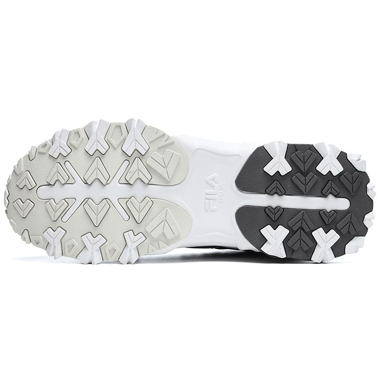 Fila X Magic Stick Collaboration Fashion Retro Mid-Top Dad Shoes Men Sneaker Black F12M242123FBK