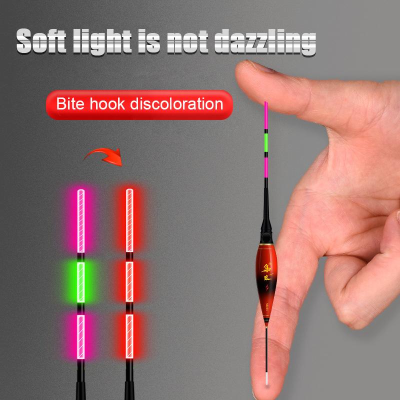 Kousací háček Změna barvy Ryby Unášení Den a Noc Mělká voda Ultra krátké světelné elektronické vysoce citlivé plováky