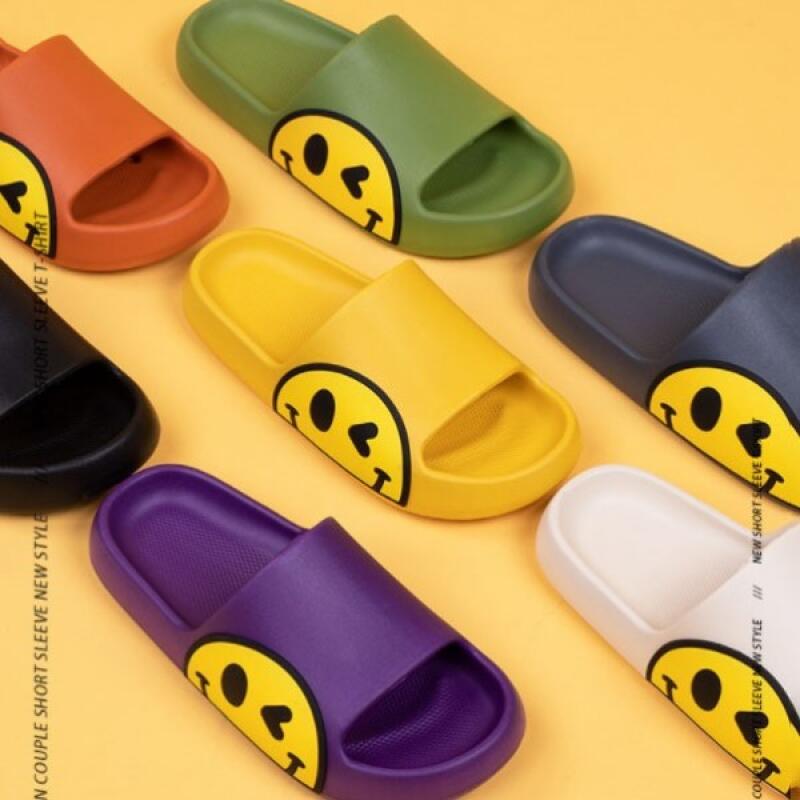 EVA Side Smile Slippers Indoor Slippers Elegance Purple (230mm)