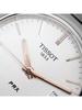 TISSOT PRX Men's Quartz Watch - Silver Steel Case, White Dial with Date, Ideal for Business & Daily Use, Gift Option, Model T137.410.11.031.00