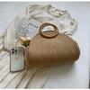 Korean Style Women's Handbag: 2026 Summer Woven Cotton Rope Tote
