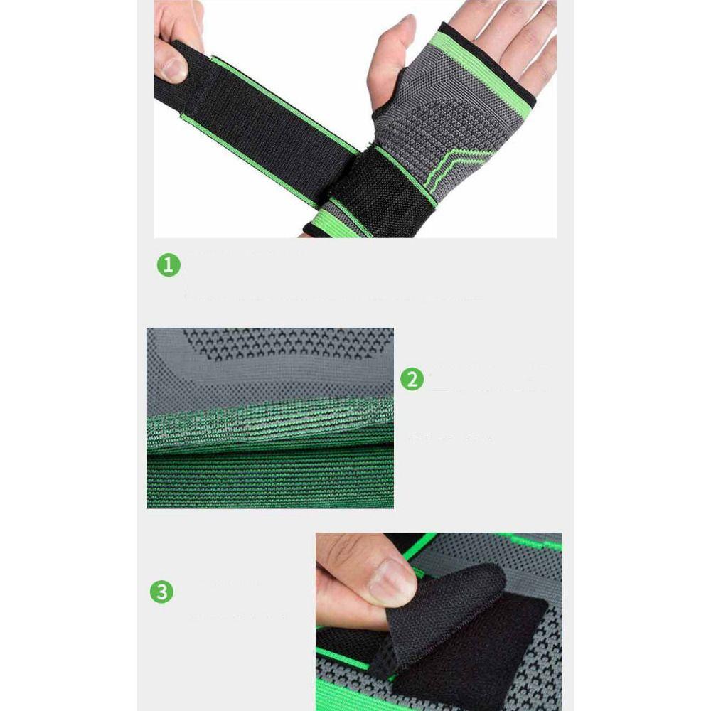 Adjustable Strap Wrist Protector Elastic Compression Wrist Support Wrist Brace  Fitness Training