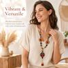 Boho Wooden Beaded Long Necklace Collar Decoration Female Jewelry Neck Accessories Ethnic Style Handmade Pendant Sweater Chain