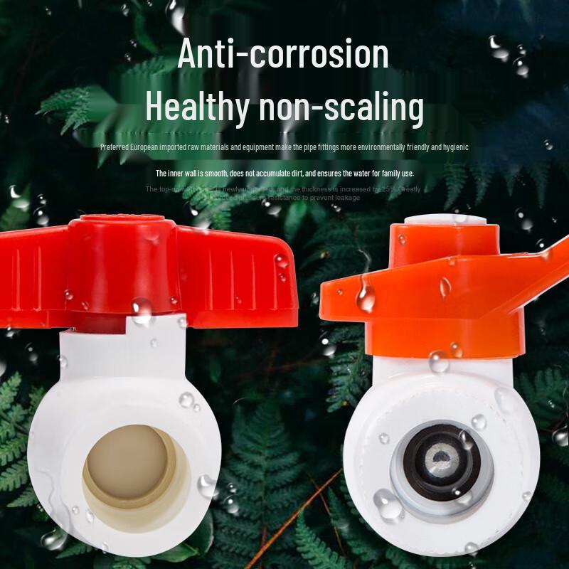 OIMG PPR All-Plastic Flat Ball Valve