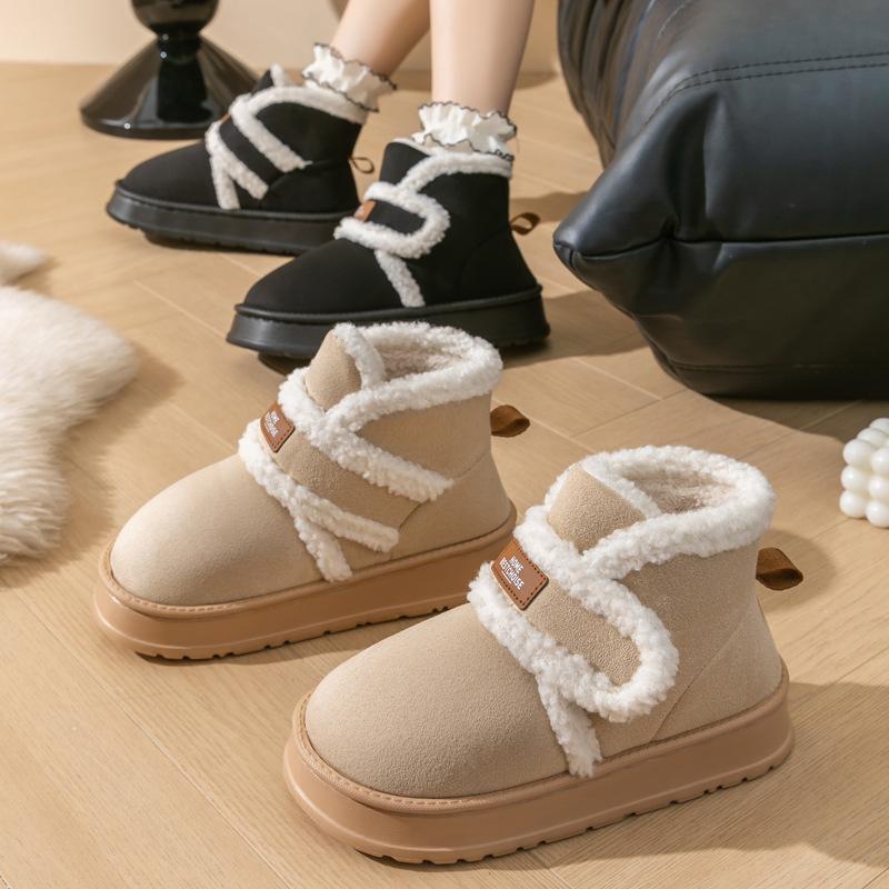 Women's Winter Snow Boots with Thickened Lining for Non-Slip, Warmth, and Comfort Shoes