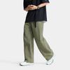 Li Ning CF Outdoor Series Comfortable Simple Versatile Elastic Water-Resistant Straight Casual Pants Men Bottoms Tea-Green AYKV197-2