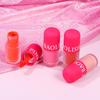 Mushroom Head Pink and Tender Girlish Blush Natural Brightening Contour Liquid Blusher Long Lasting Non Fading Contour Cosmetics Face Cheek Makeup