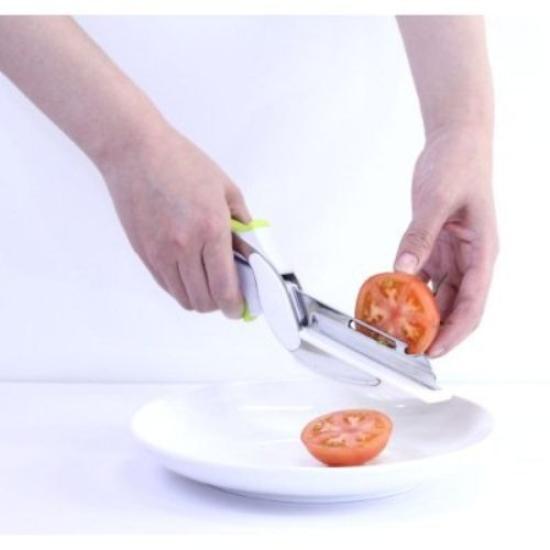 Kitchen Scissors with Cutting Koko Green 6186 Board, Scissors,