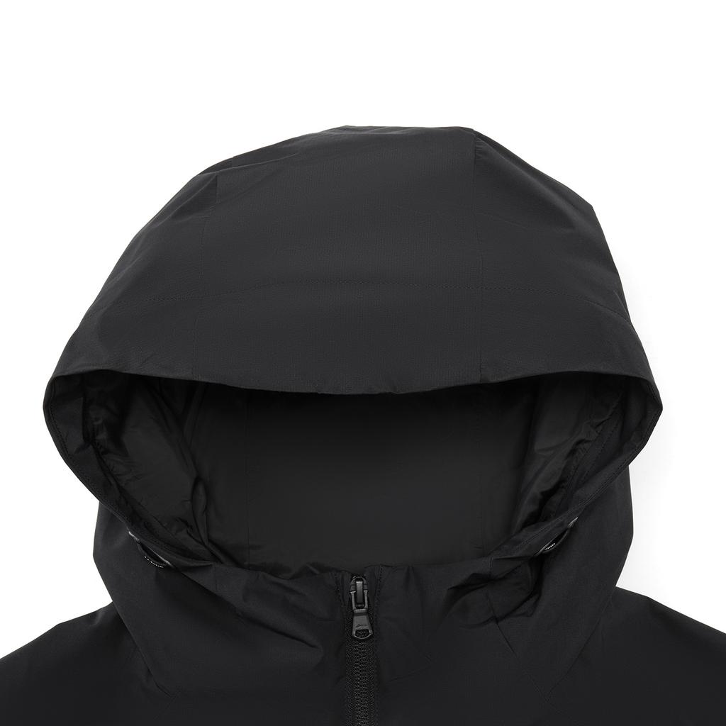 Li-Ning Windproof And Water-Resistant Hooded Windbreaker With Logo Men Outerwear AFDW079-3