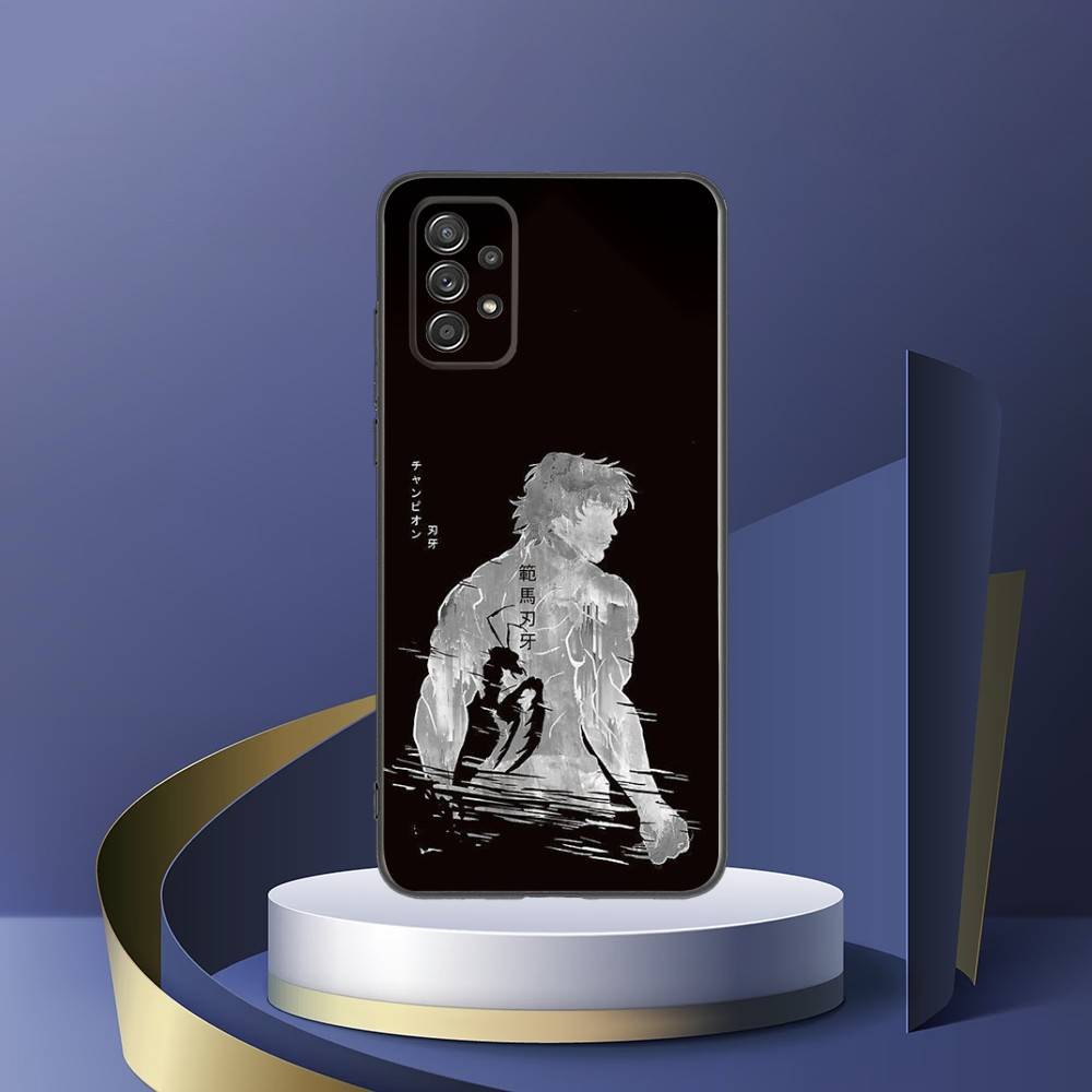Anime Baki Phone Case For Samsung Galaxy S25,S24,S21,S22,S23,S30,Ultra,S20,Plus,Fe,Lite,Note,10,9,5G Black Cover