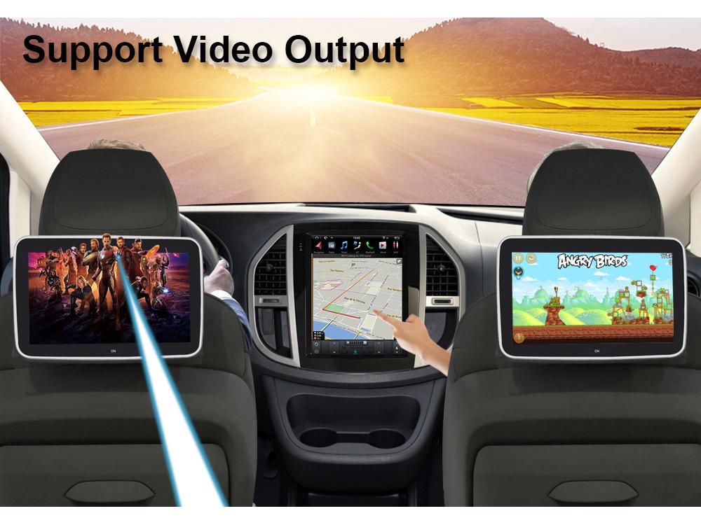 Bluetooth MP5 Player with Wireless CarPlay for 2016 VITO Metris - Smart Central Control Screen
