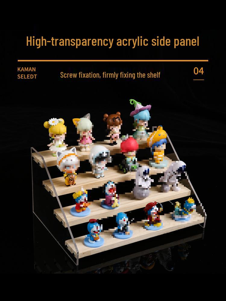 Handmade Multi-Layer Acrylic Figurine Display Rack