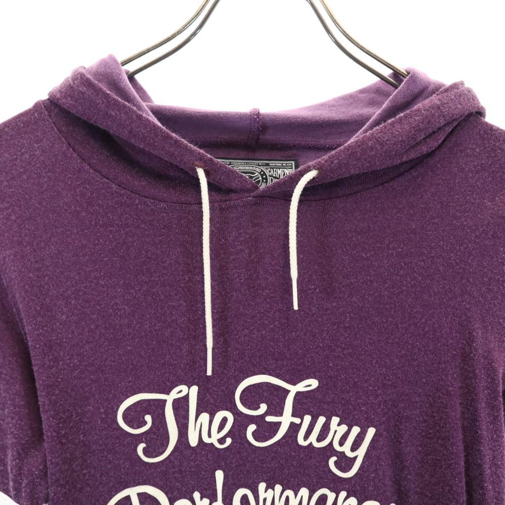 NEIGHBORHOOD made in Japan Long sleeve Parker WS purple Men's Used