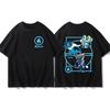 2026 Summer Pokemon Charizard Evolution Double Sided Print T-Shirt  Oversized Couple & Family Tee for Travel & Sports
