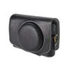 Étui en cuir PU pour appareil photo SX740HS SX730 Pour Canon PowerShot SX740 HS SX730HS Housse de sac avec bandoulière