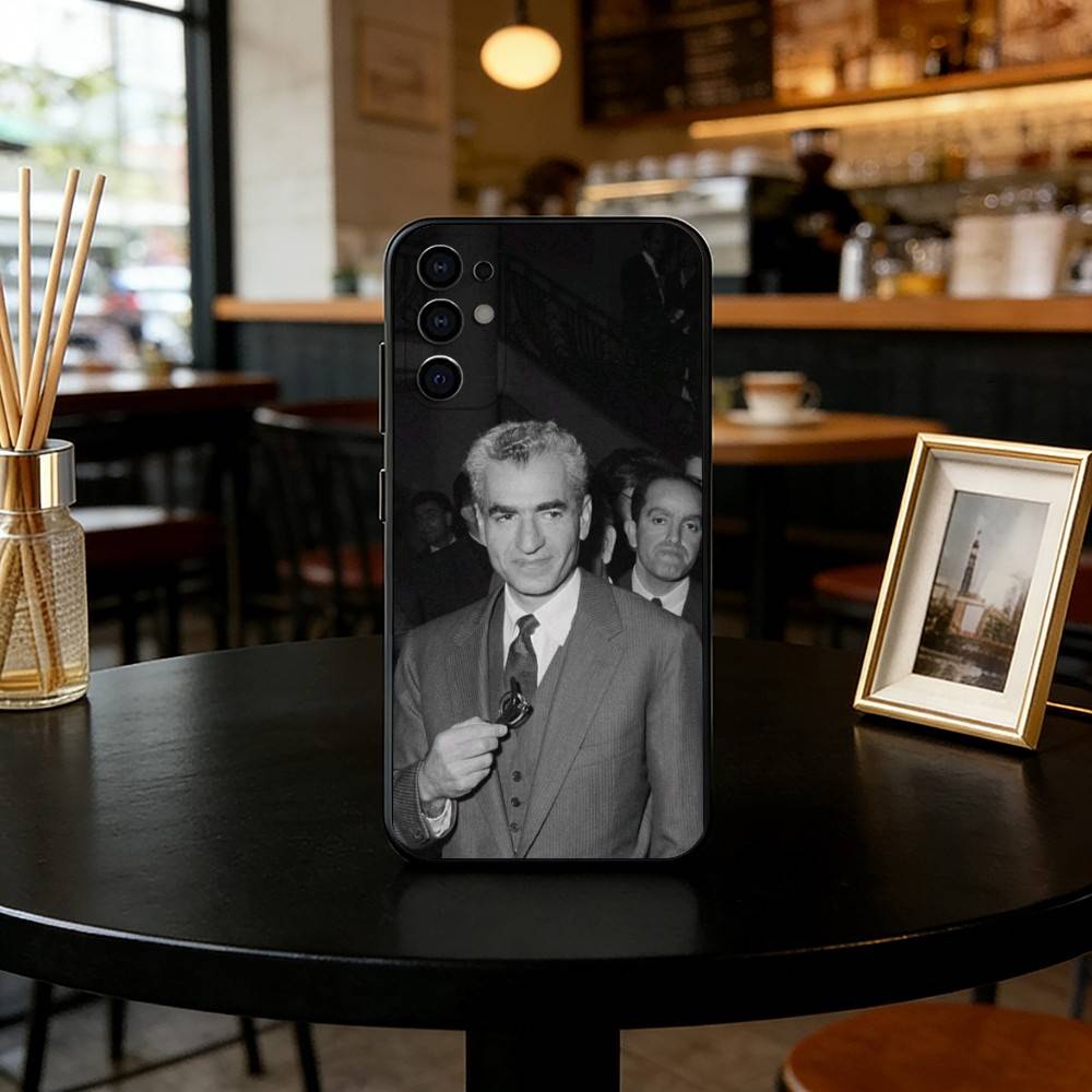 Mohammad Reza Pahlavi Phone Case For Samsung S25,S24,S21,S22,S23,S30,Ultra,S20,Plus,Fe,Soft Silicone Black Cover