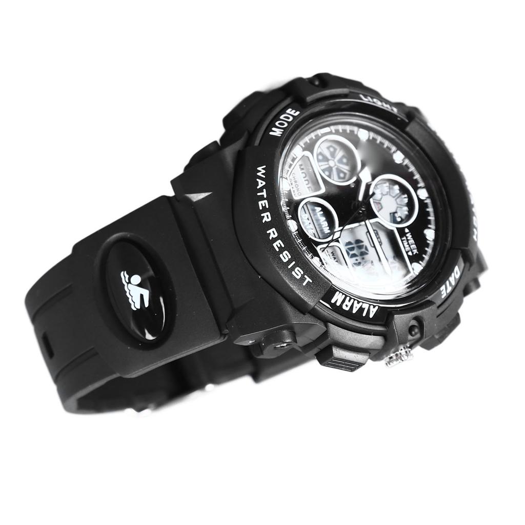 Digital Watch 50M Waterproof Accurate Display Easy To Read Electronic Watch Calendar for School Running